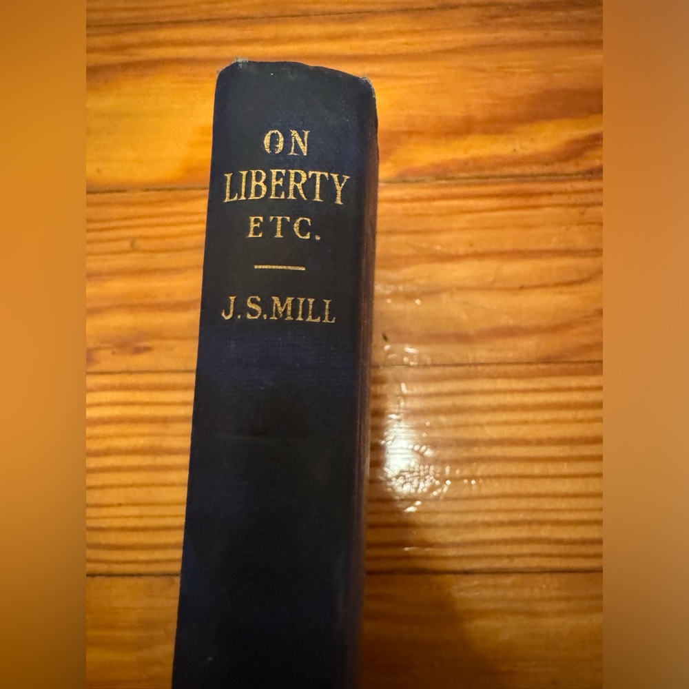 ANTIQUE BOOK On Liberty